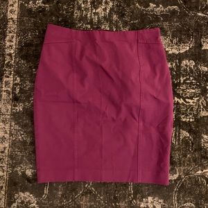 Ann Taylor Cranberry Skirt Size 10